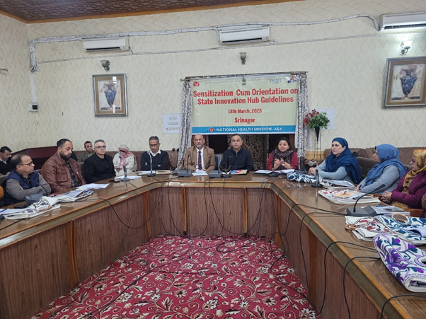 National Health Mission, Jammu and Kashmir Hosts Workshop to Boost Innovation Ecosystem under State Innovation Hub